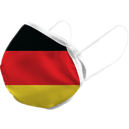 Mund Naske Maske mit Deutschlandfarben